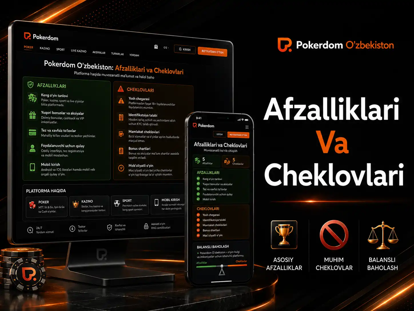 Afzalliklari Va Cheklovlari