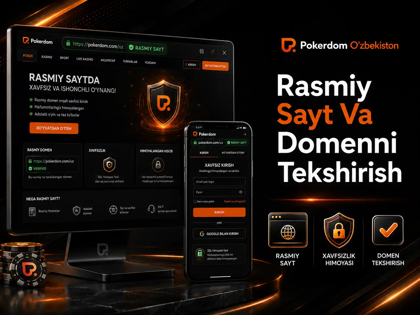 Rasmiy Sayt Va Domenni Tekshirish