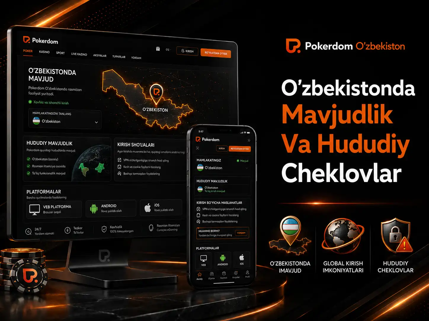 O‘zbekistonda Mavjudlik Va Hududiy Cheklovlar