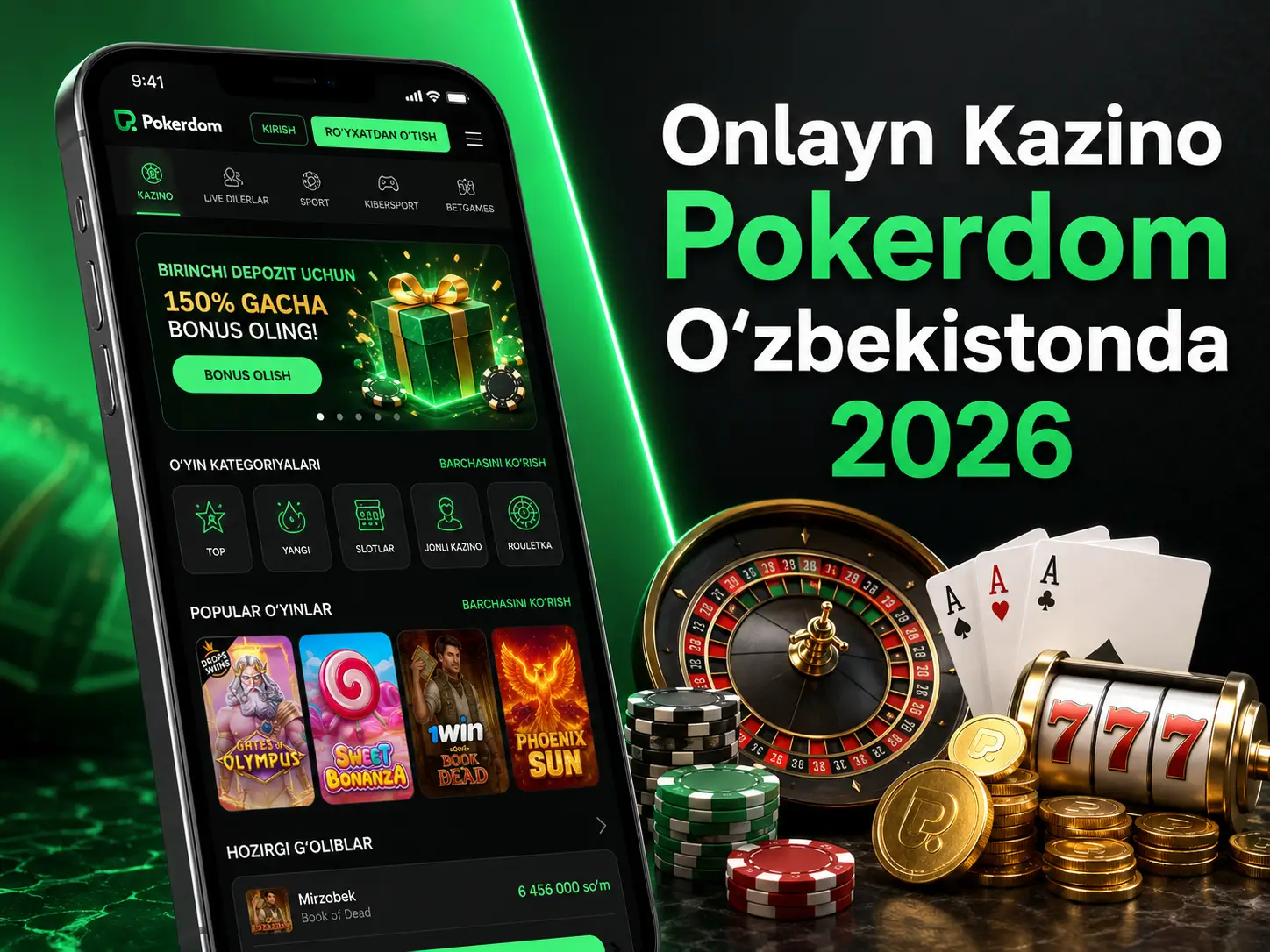 Pokerdom Uzbekistan Kazino 2026